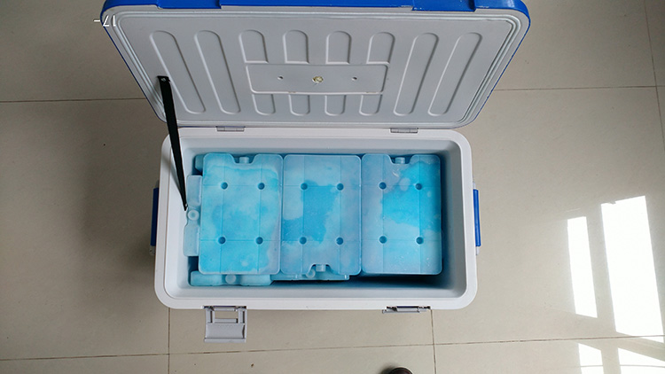 保温箱冷藏箱底部六面摆放冰盒冰袋示意图-南北川行冷链